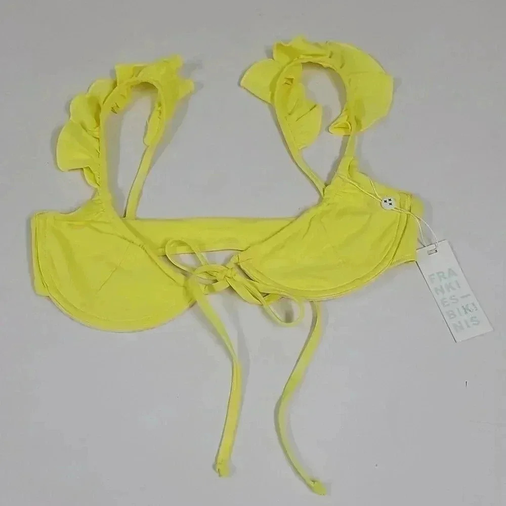 NWT FRANKIES BIKINIS Birdie Top